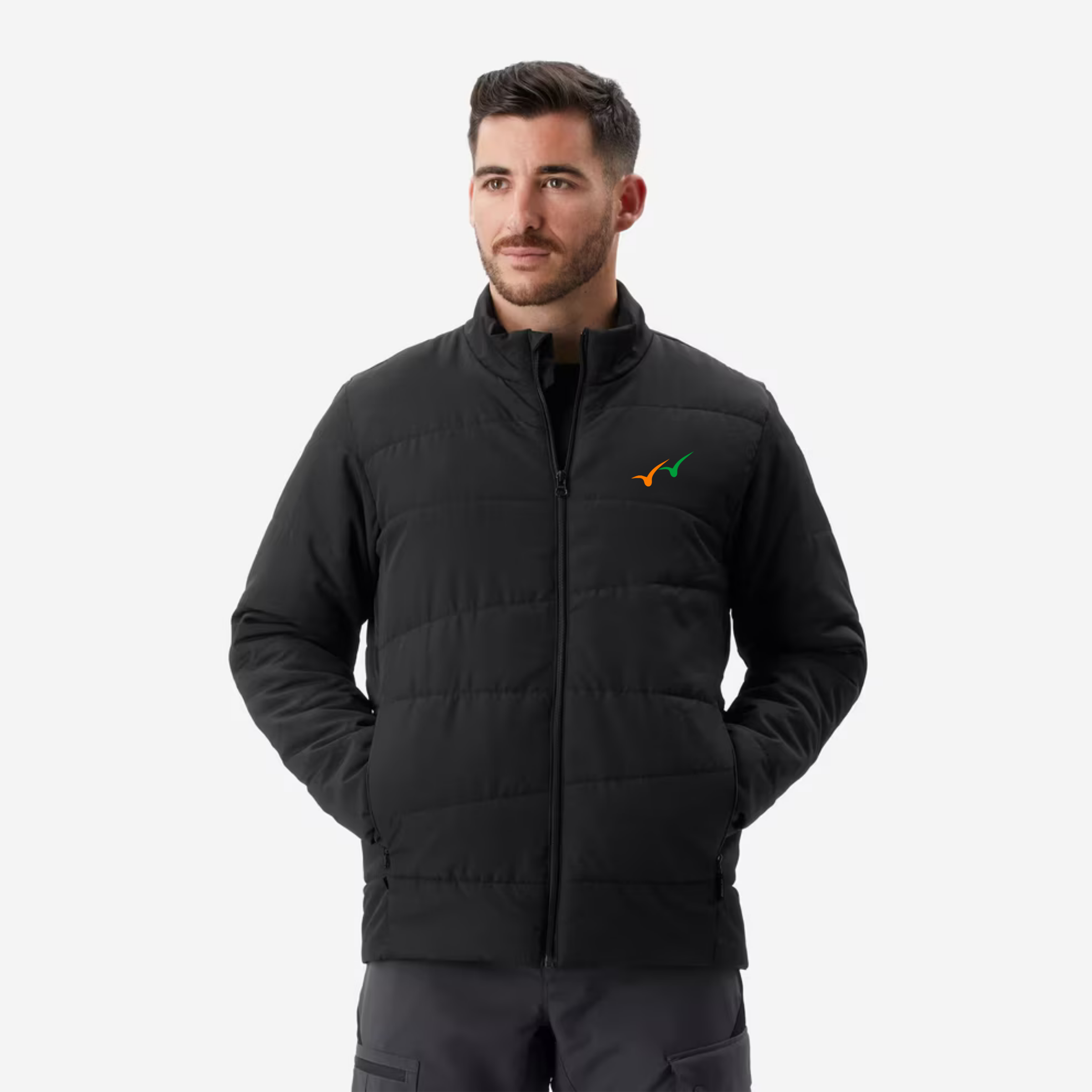 Useme Black Slim Fit Sports Jacket
