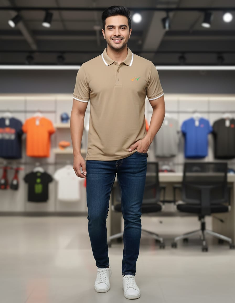 Useme Polo 5 T-Shirt Combo Pack(Wine Red, Khaki Green, Pale Pink, Beige color, Dark Purple)
