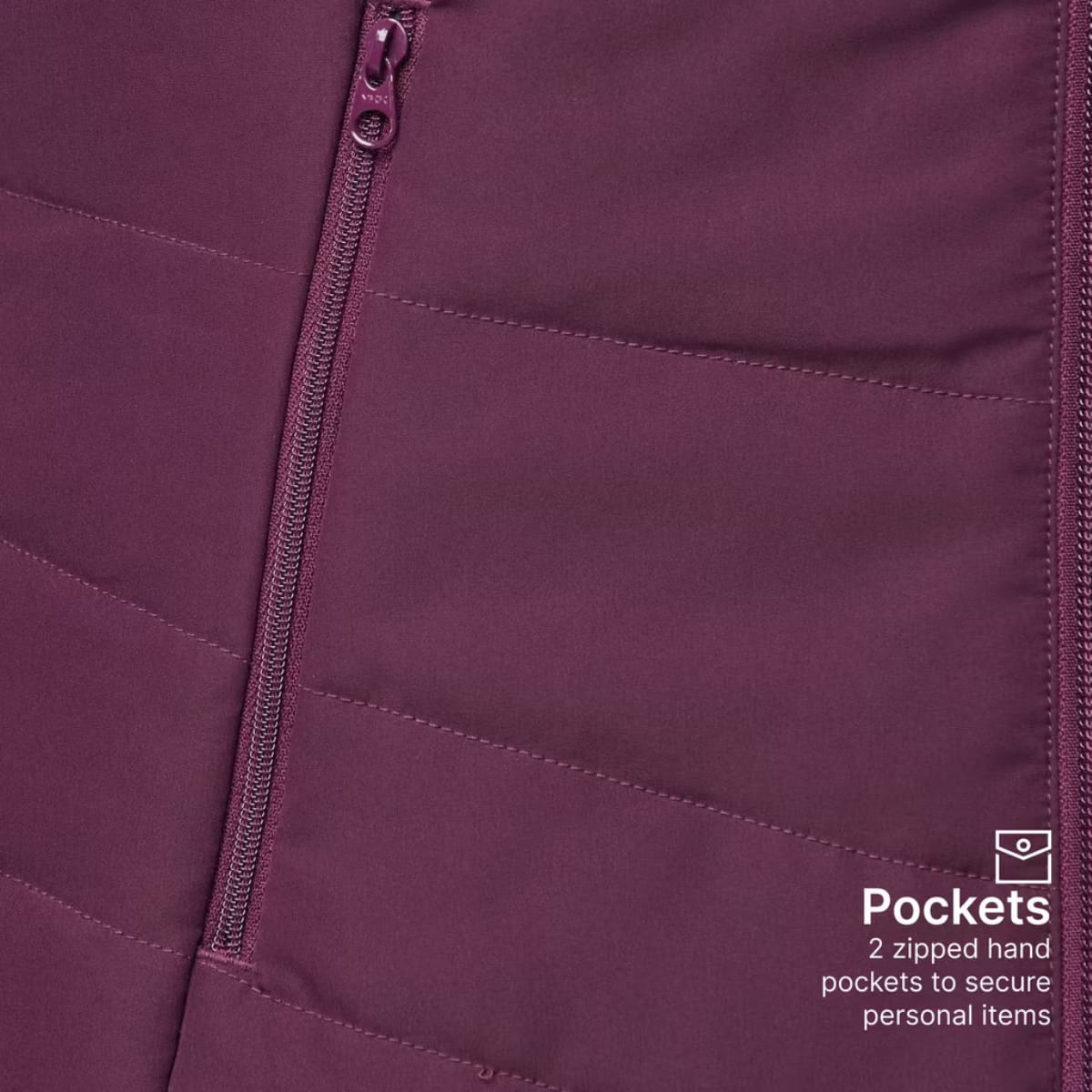 Useme Women Purple Maroon Slim Fit Sports Jacket