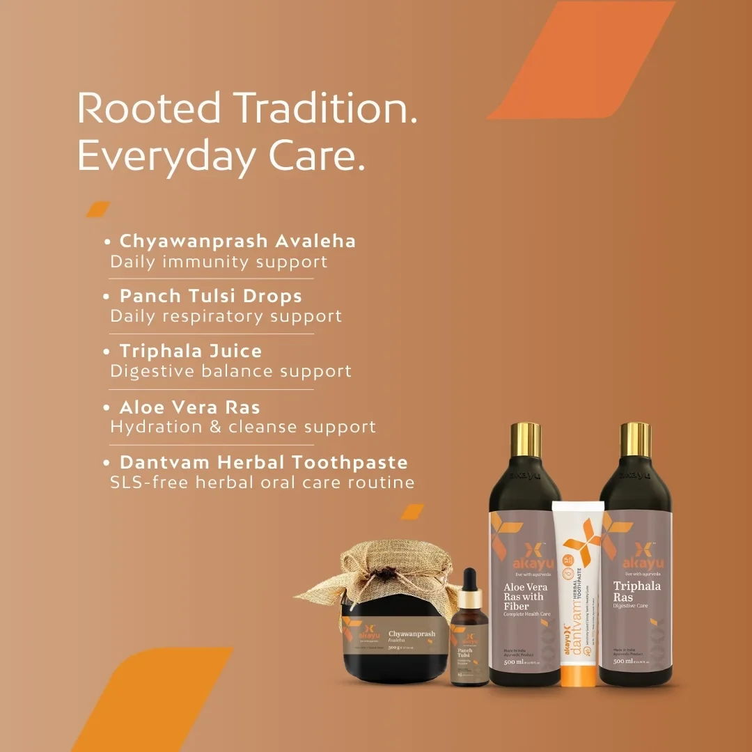 Complete Family Immunity Pro Kit   (Chyawanprash Avaleha-500gm, Panch Tulsi Drops-25ml, Triphala Juice-500ml,  Aloe Vera Ras-500ml, Dantvam Herbal Toothpaste-100gm)