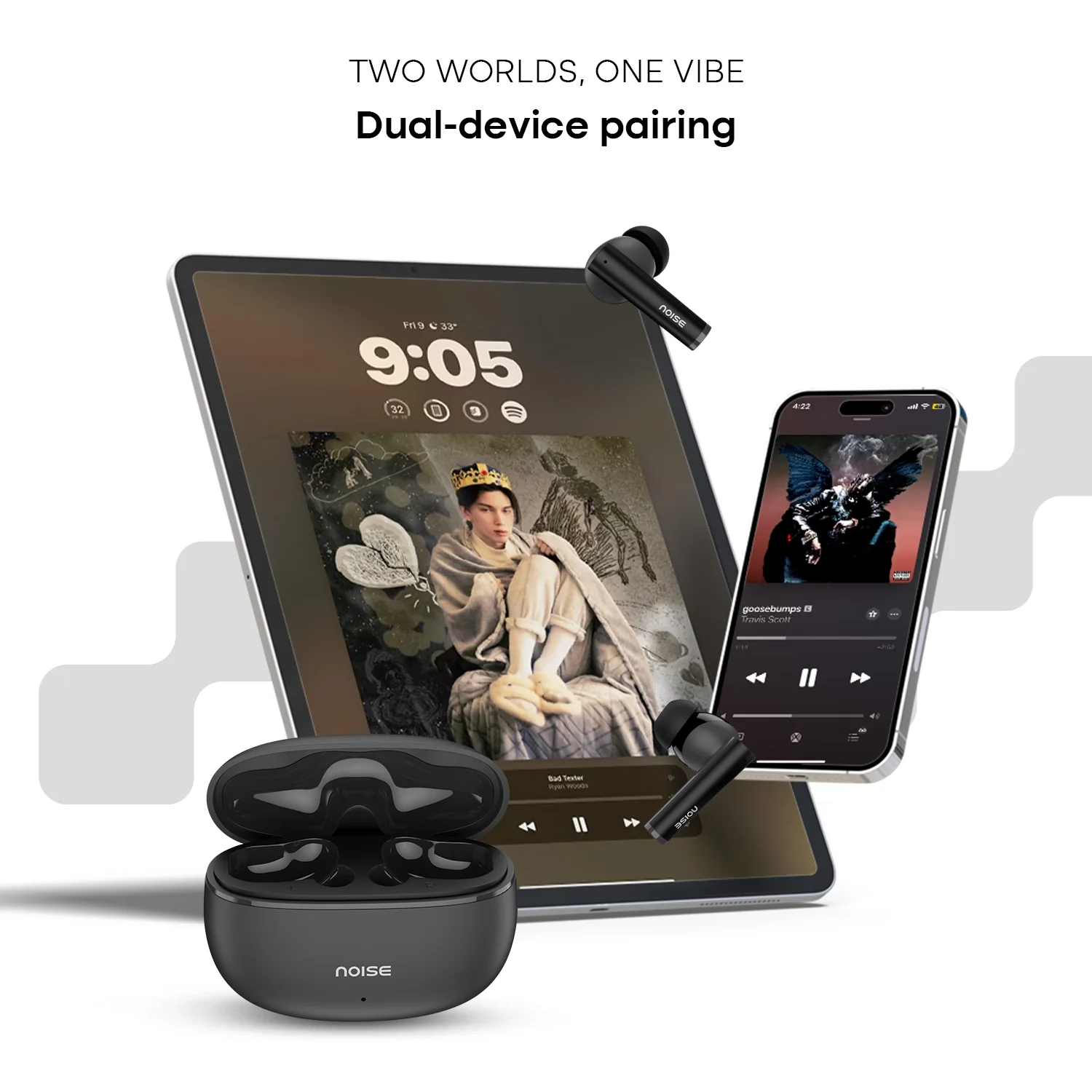 Noise Buds Apex Truly Wireless Earbuds (Black)