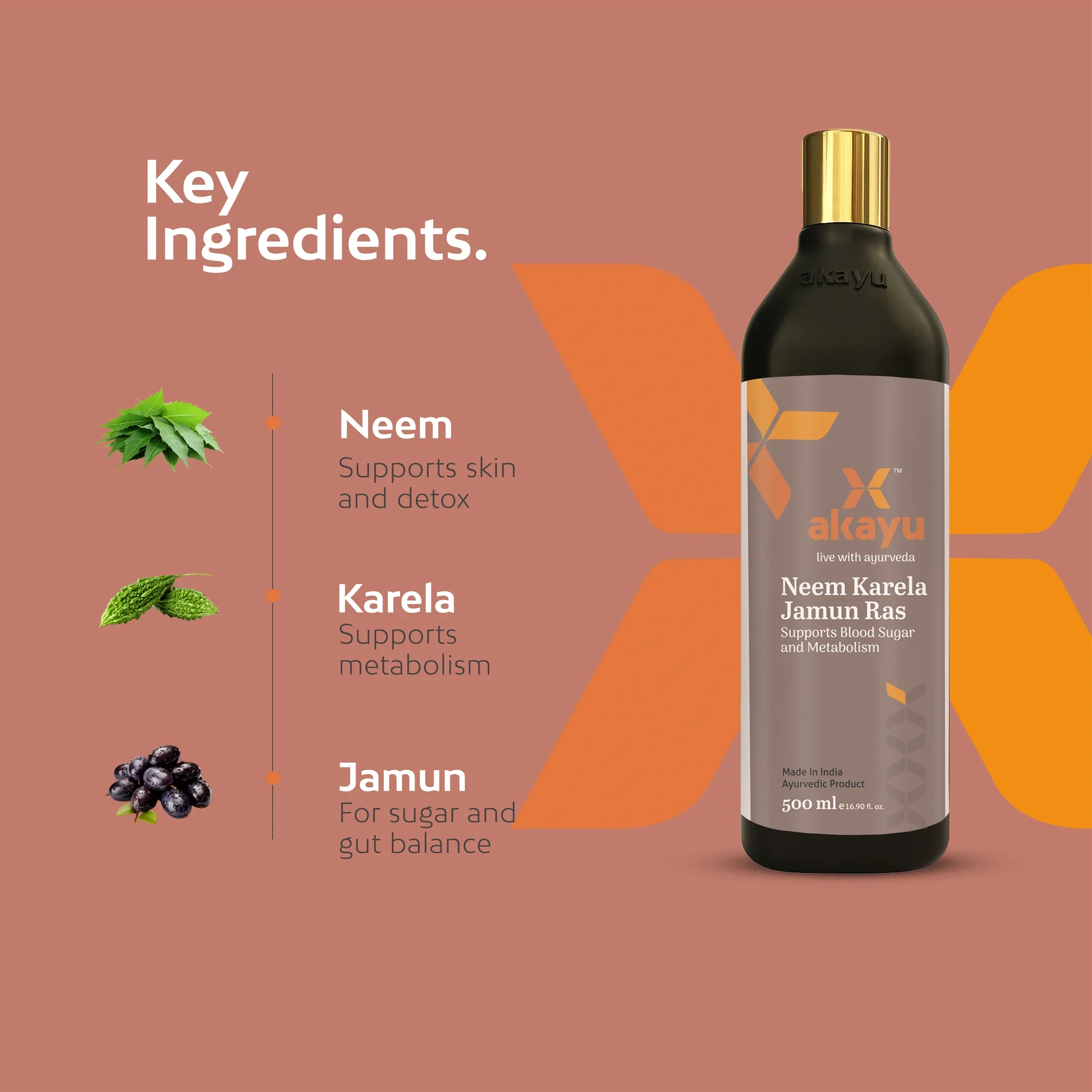Neem Karela Jamun Herbal Juice